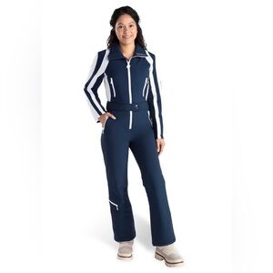 Tara Shakti Vintage-Inspired Snow Suit, Raquel Navy Blue, NWT, size XS